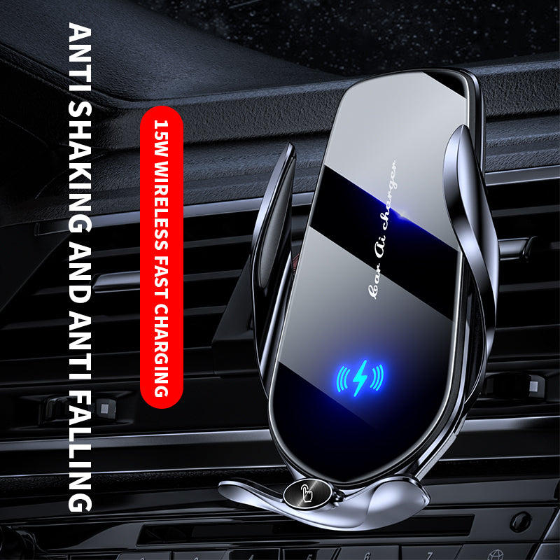 Car Wireless Charger Air Vent Car Phone Holder Mount 15W Fast Charging Station Car Bracket For iPhone17 16  15 14 13 12 Samsung motor