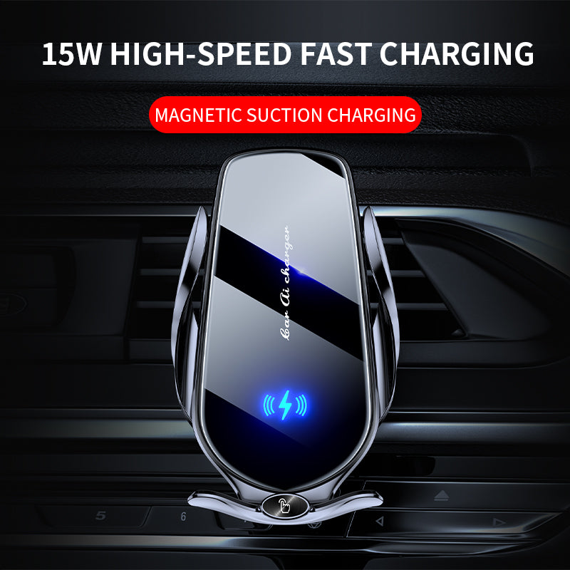 Car Wireless Charger Air Vent Car Phone Holder Mount 15W Fast Charging Station Car Bracket For iPhone17 16  15 14 13 12 Samsung motor
