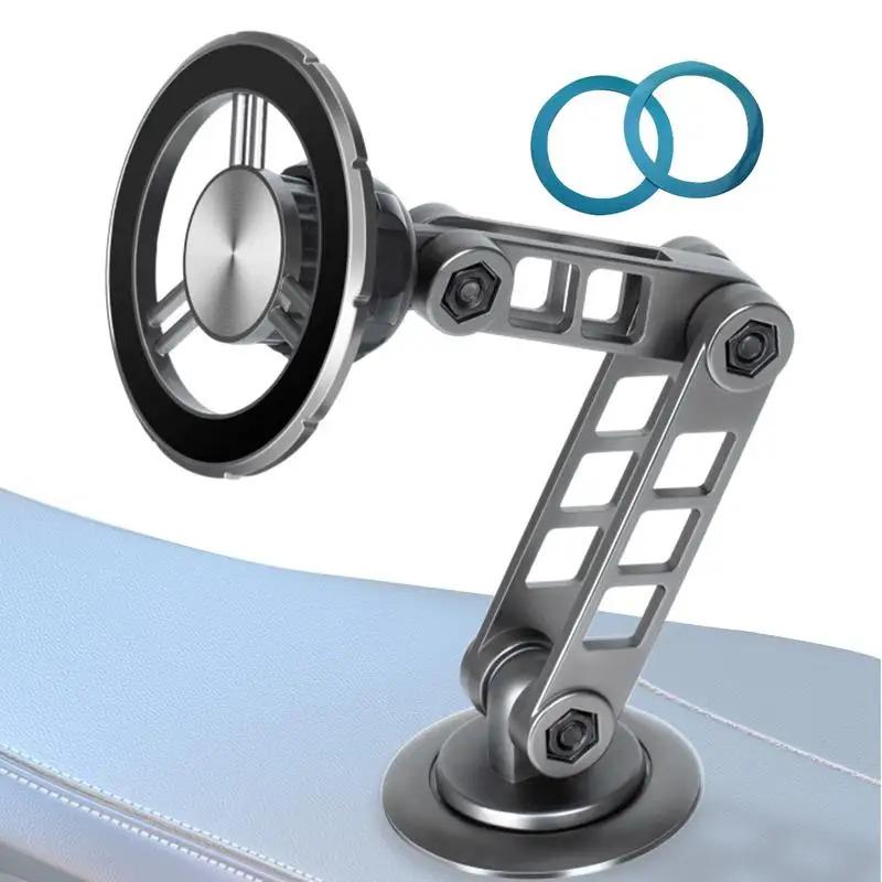 ZOVONIX Metal long arm Magnetic Car Phone Holder 360 Rotating Dashboard Phone Stand Hands-Free Adjustable Foldable Car Phone Holder For Desk Hands-Free samsung s20 magnetic phone mount cell phone holder Universal